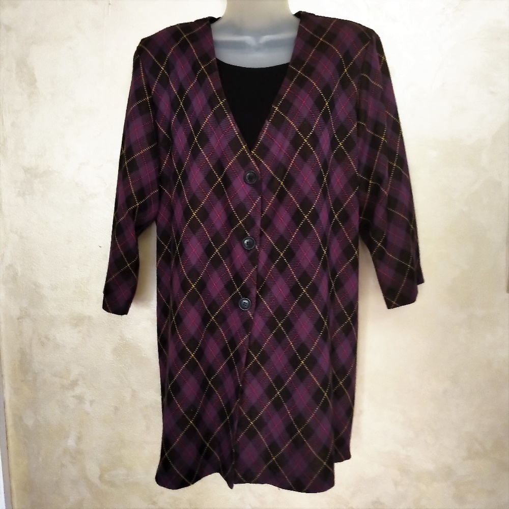 Maggie Barnes  Cardigan Jacket EUC 1X